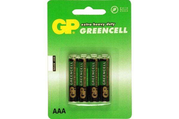 GP BATTERIJ ALKALINE AAA POTLOOD LR03 / 4 STUKS