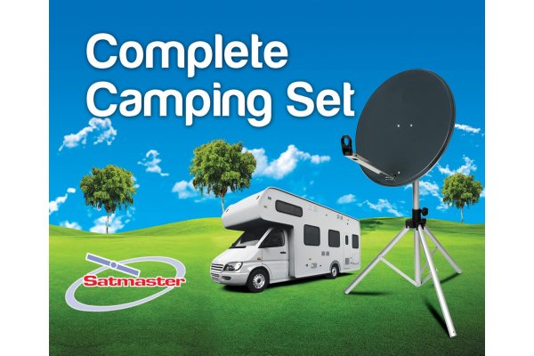 Recreatie Campingset Duo Lnb-schotel-statief-satfinder-coax