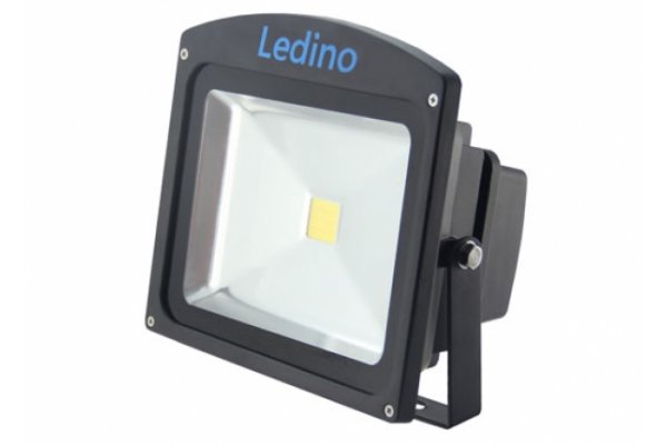 Ledino LED Schijnwerper 230v 30W 6000K ZWART