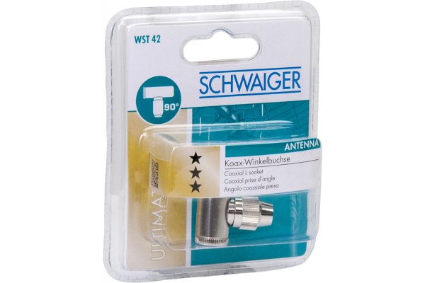 SCHWAIGER COAX HAAKSE CONNECTOR FEMALE