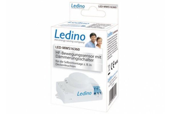 LEDINO BEWEGINSSENSOR / SCHEMERSCHAK. INBOUW