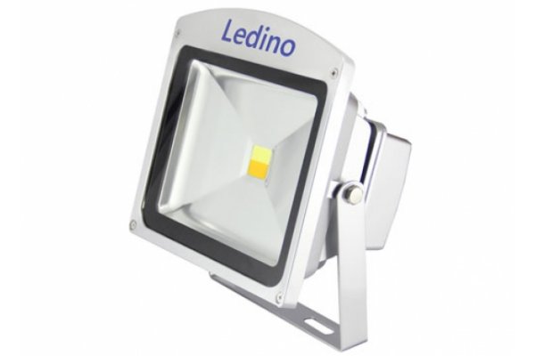 Ledino LED Schijnwerper 230v 35W INSTELBAAR ZILVER