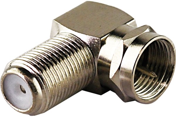 F CONNECTOR 90° KOPPELING (F-HOEKADAPTER 90°)