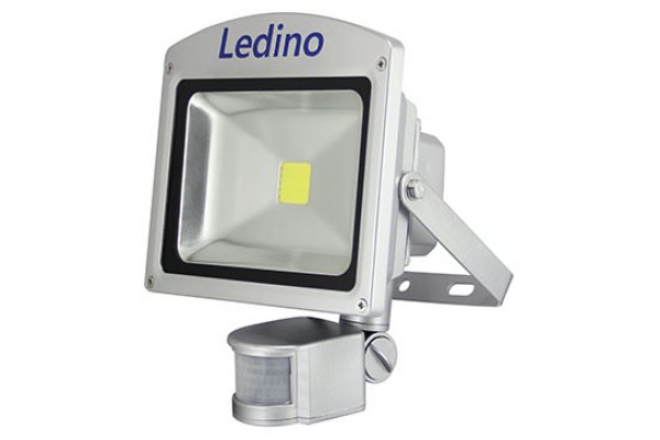 Ledino LED schijnwerper met sensor 20W 3000K  WIT