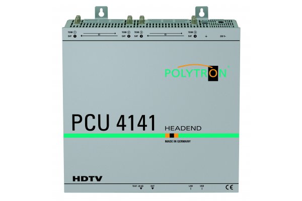PCU4141 HEAD END 4* DVB-S2 /T2 / C NAAR DVB-S MET CI 5552170