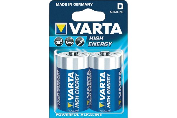 Batterij Varta alkaline D High Energy BLS 2