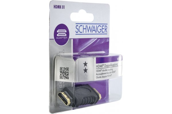 SCHWAIGER HDMI VERBINDER FEMALE - FEMALE