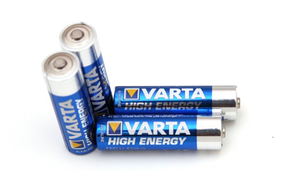 Batterij Varta alkaline AAA High Energy BLS 4