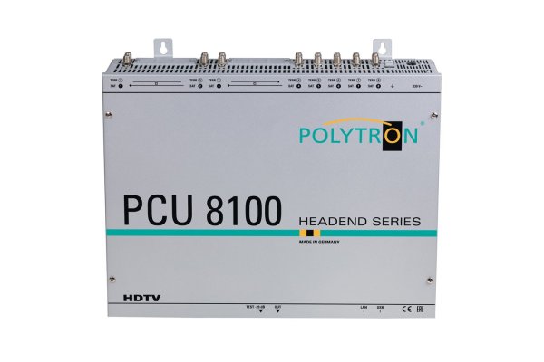 PCU8122 HEAD END 8 * DVB-S2/T2/C NAAR DVB-T MET 4*CI 5552275