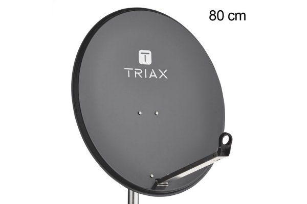 Triax TDS 80A verpakt (antraciet, 6 kantmoer)