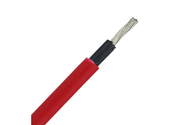 Solar cable DC red double shielded 4mm p/mtr