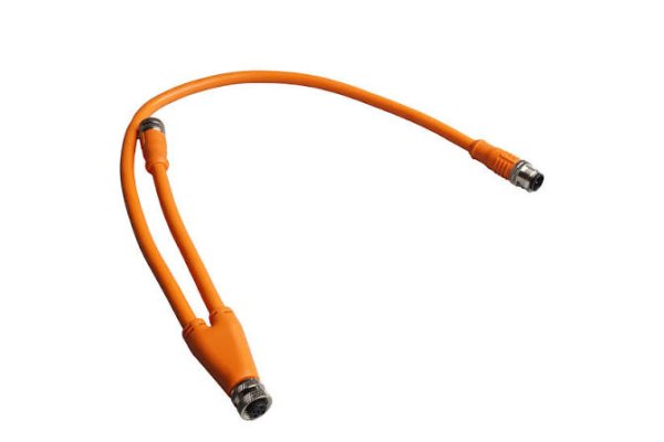 CAN kabel 0,4m Y-split straight female to straight male-fema