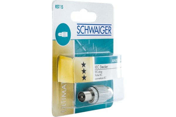 SCHWAIGER COAX PLUG (COAX-STEKKER)