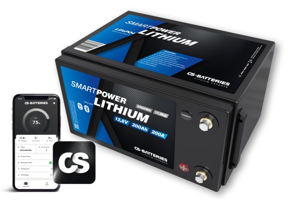 Smart Power Lithium Accu 200Ah 12,8V BT 5.0 Heating Pack