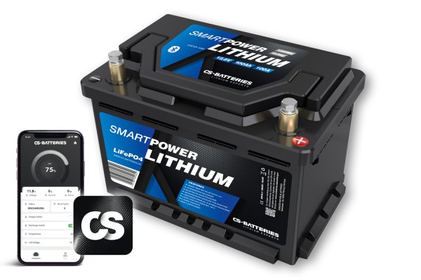 Smart Power Lithium Accu 100Ah 12,8V BT 5.0 Heating Pack