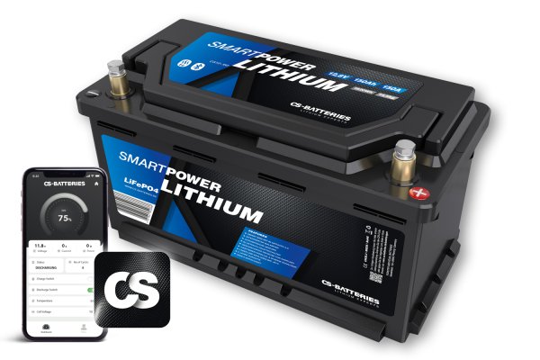Smart Power Lithium Accu 150Ah 12,8V BT 5.0 Heating Pack