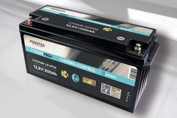Forster Lithium Accu 200Ah 12,8V Thermo Control BT BMS