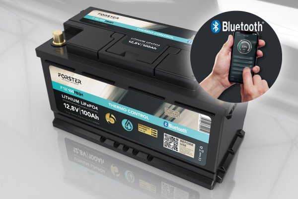 Forster Lithium Accu 100Ah 12,8V Thermo Control BT BMS