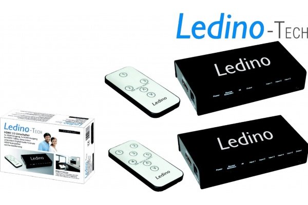 LEDINO HDMI SCHAKELAAR 5 APPARATEN OP 1 TV