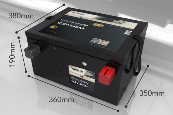 Forster Lithium Accu Premium 540Ah 12,8V Bluetooth BMS