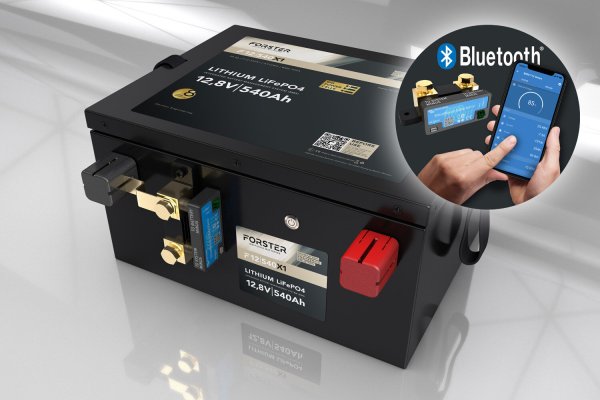 Forster Lithium Accu Premium 540Ah 12,8V Bluetooth BMS