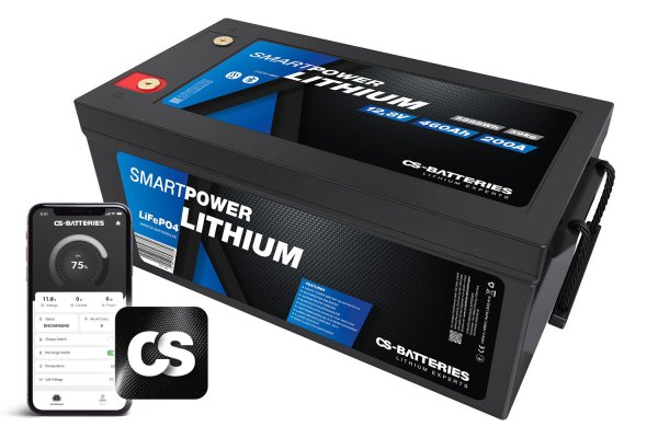 Smart Power Lithium Accu 460Ah 12,8V BT 5.0 Heating Pack