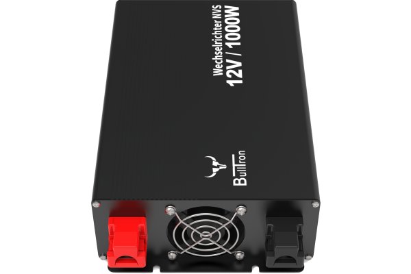 BullTron Omvormer 1000W-12V/230V Aut. + aan/uit schakelaar