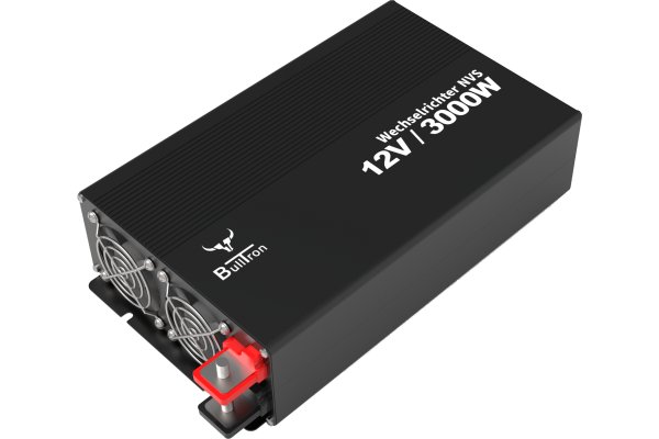 BullTron Omvormer 3000W-12V/230V Aut. + aan/uit schakelaar