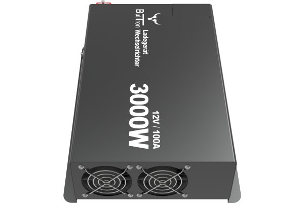 BullTron Combi Lader/Omvormer 3000W-12V/230V 100A + display