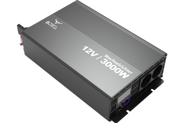 BullTron Omvormer 3000W-12V/230V  + aan/uit schakelaar