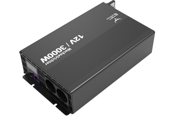 BullTron Omvormer 3000W-12V/230V  + aan/uit schakelaar