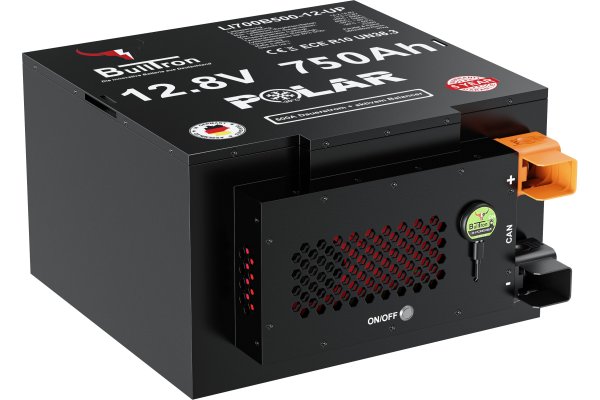 BullTron 750Ah LiFePO4 12.8V Polar Accu  met Bluetooth BMS