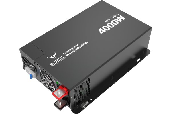 BullTron Combi Lader/Omvormer 4000W-12V/230V 120A + display