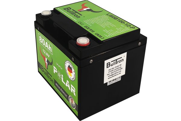 BullTron 80Ah LiFePO4 12.8V Polar Accu met Bluetooth BMS