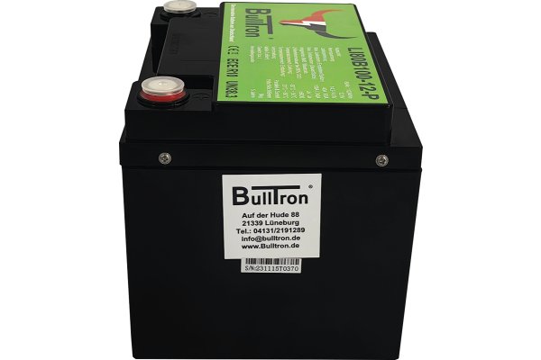 BullTron 80Ah LiFePO4 12.8V Polar Accu met Bluetooth BMS
