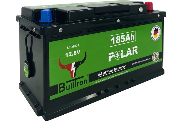 BullTron 185Ah LiFePO4 12.8V Polar Accu met Bluetooth BMS