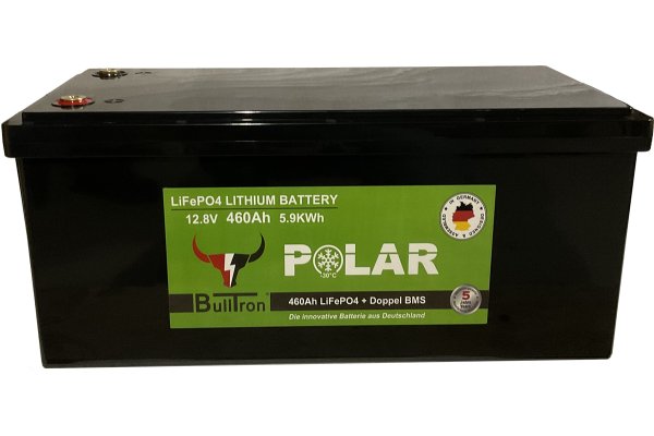 BullTron 460Ah LiFePO4 12.8V Polar Accu met Bluetooth BMS