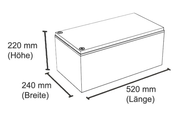 BullTron 460Ah LiFePO4 12.8V Polar Accu met Bluetooth BMS