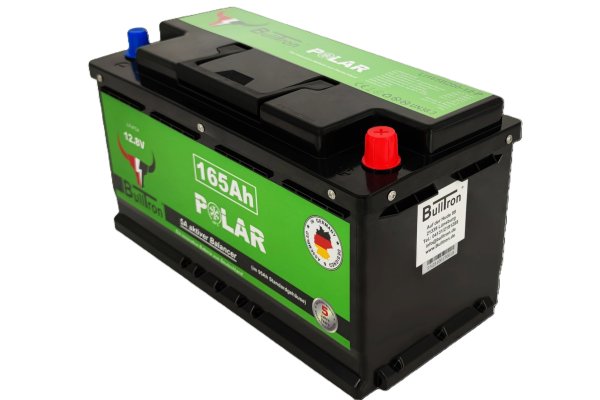 BullTron 165Ah LiFePO4 12.8V Polar Accu met Bluetooth BMS