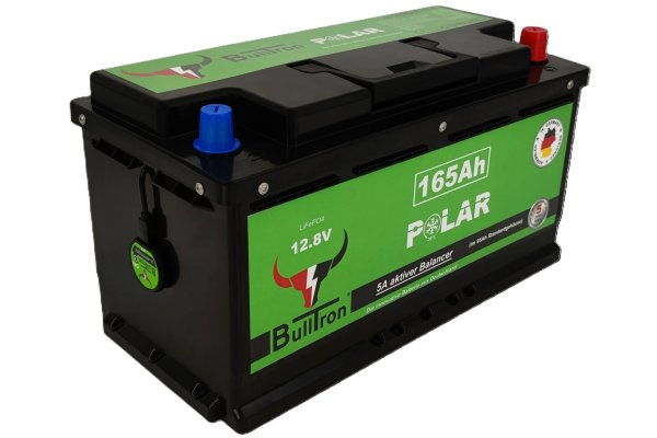 BullTron 165Ah LiFePO4 12.8V Polar Accu met Bluetooth BMS
