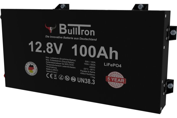 BullTron 100Ah LiFePO4 12.8V  Slim Polar BMS