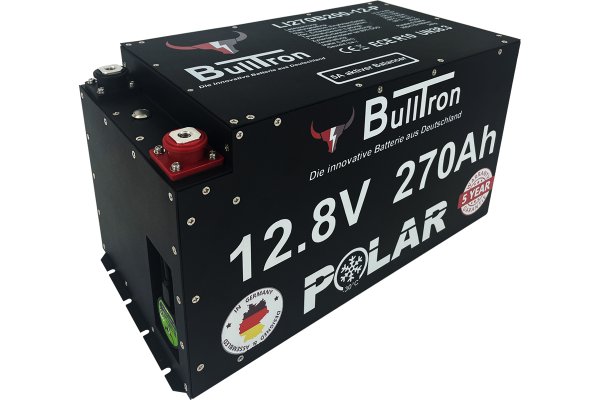 BullTron 270Ah LiFePO4 12.8V Polar Accu met Bluetooth BMS