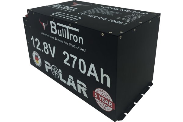 BullTron 270Ah LiFePO4 12.8V Polar Accu met Bluetooth BMS