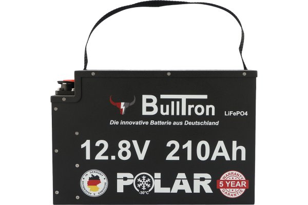 BullTron 210Ah  LiFePO4 12.8V Polar Accu met Bluetooth BMS