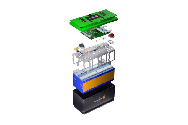 Super B Epsilon 12V 180Ah LiFePO4 accu met Bluetooth BMS