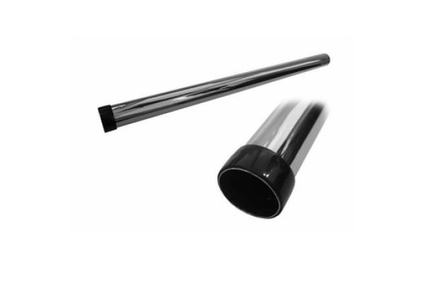 STOFZUIGERBUIS CHROOM 32 mm+ PVC-RING L.50cm