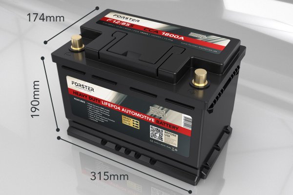 Forster Premium Lithium Start Accu 12,8V 85Ah 1800A