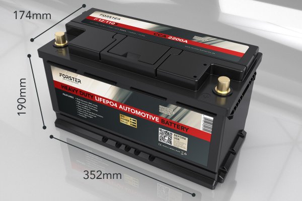 Forster Premium Lithium Start Accu 12,8V 110Ah 2200A