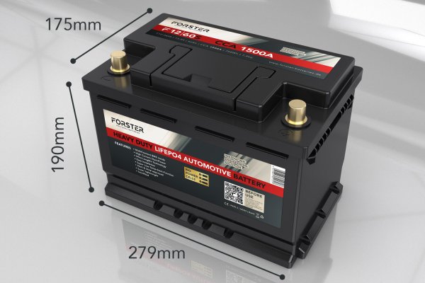 Forster Premium Lithium Start Accu 12,8V 60Ah 1500A