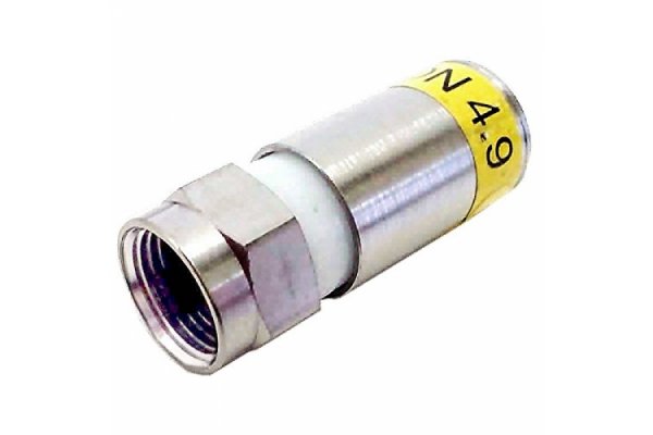 CABELCON F CONNECTOR COMPRESSIE 4.9 (lange schacht)